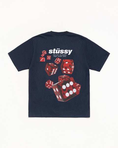Rollers Tee Mens Short Sleeve in Navy