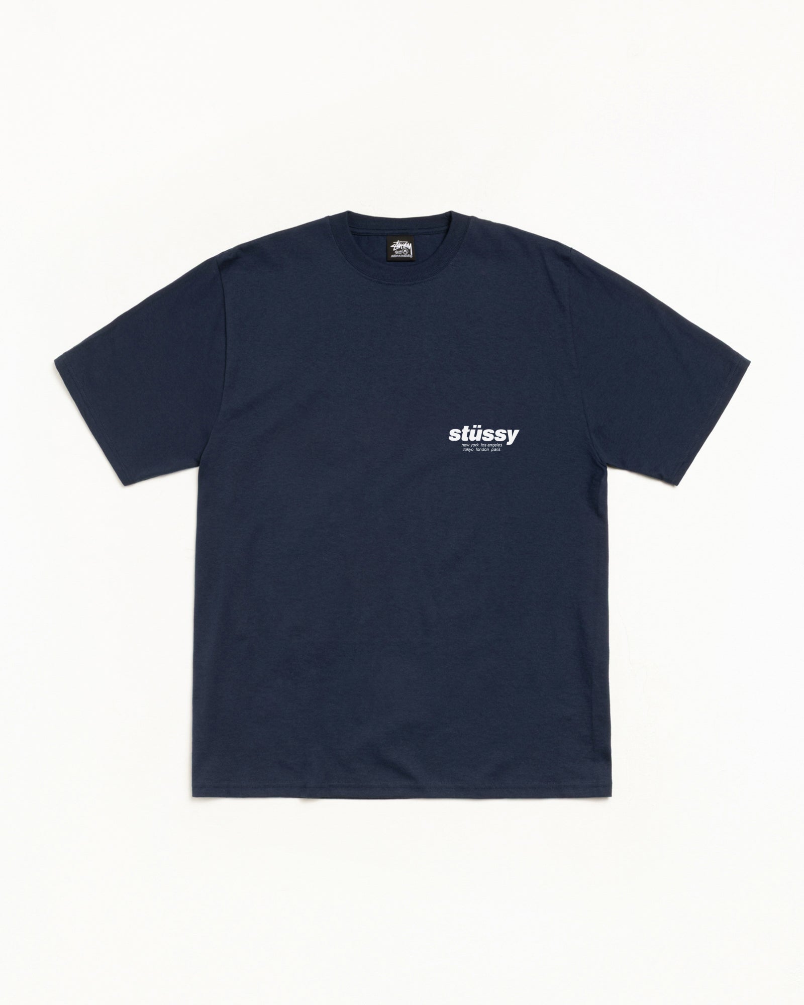 Rollers Tee Mens Short Sleeve in Navy