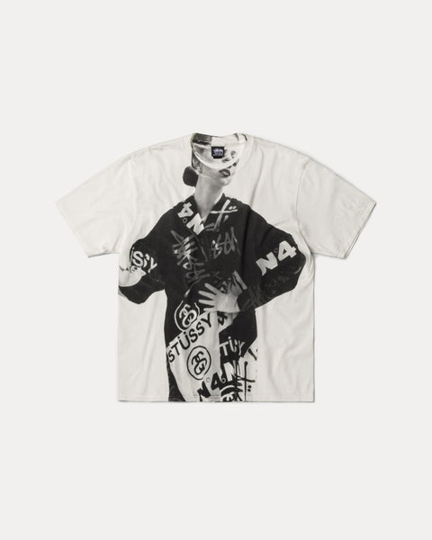 Lady Paris Pig. Dyed Tee Mens Short Sleeve In Natural