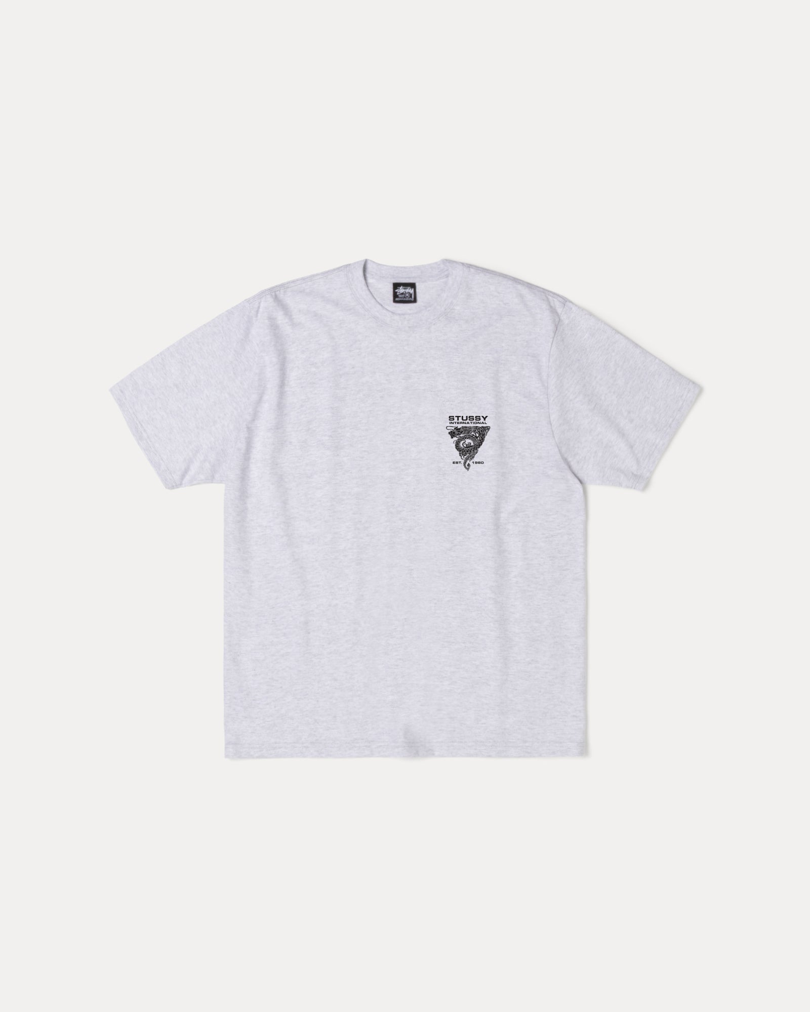 Dragon Tee Mens Short Sleeve In Ash Heather