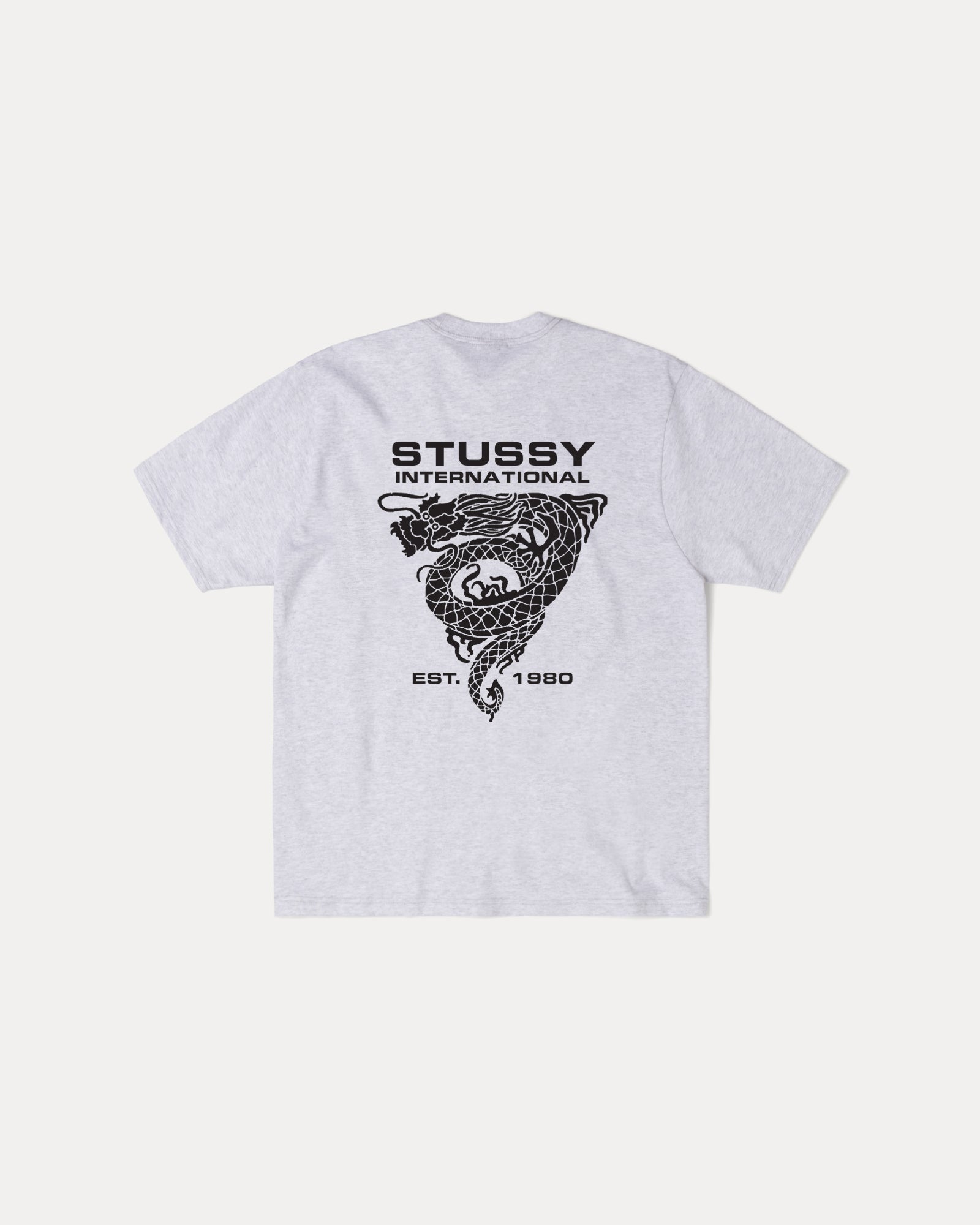 Dragon Tee Mens Short Sleeve In Ash Heather