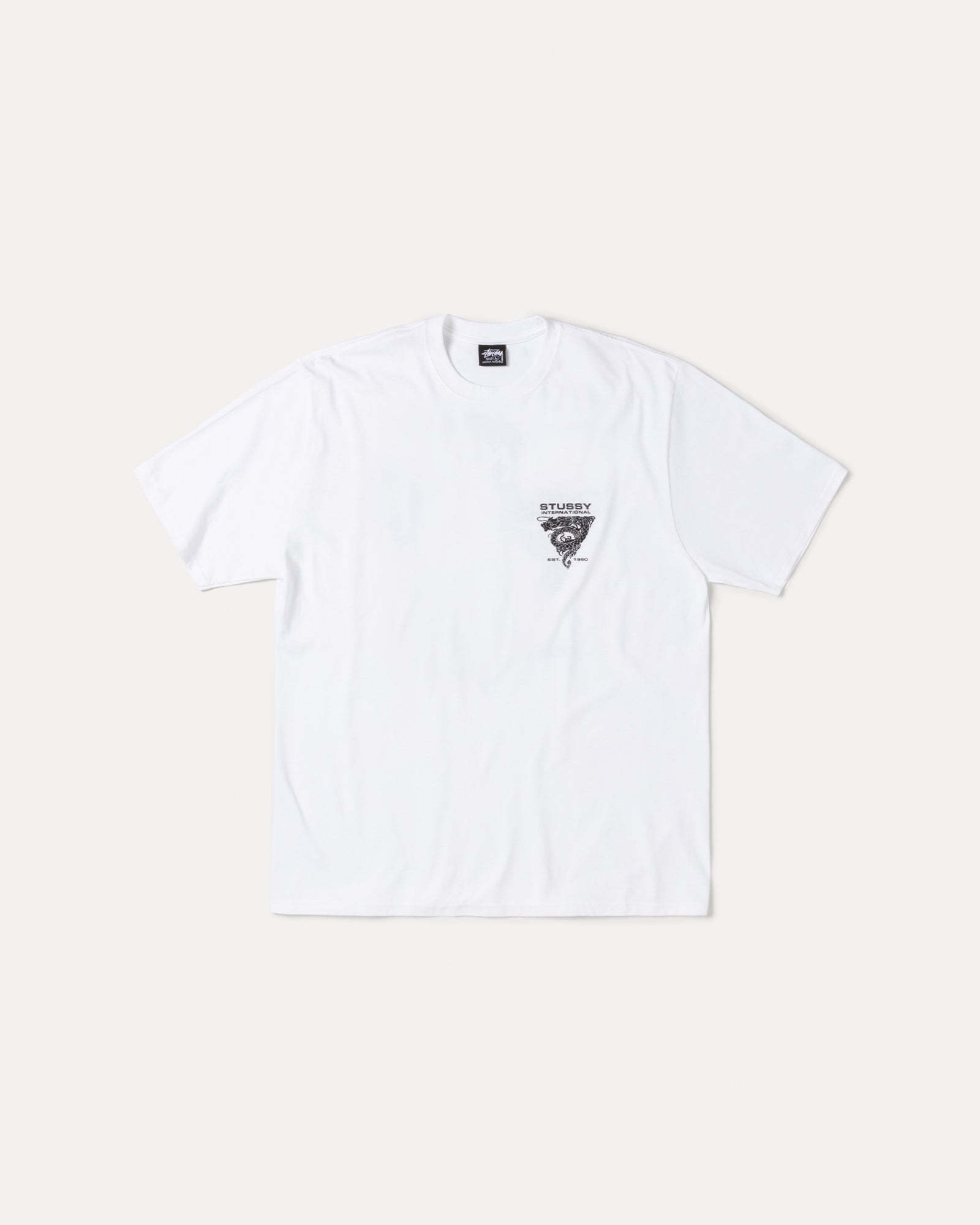 Dragon Tee Mens Short Sleeve In White