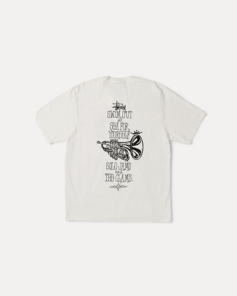 Swim Out Pig. Dyed Tee Mens Short Sleeve In Natural