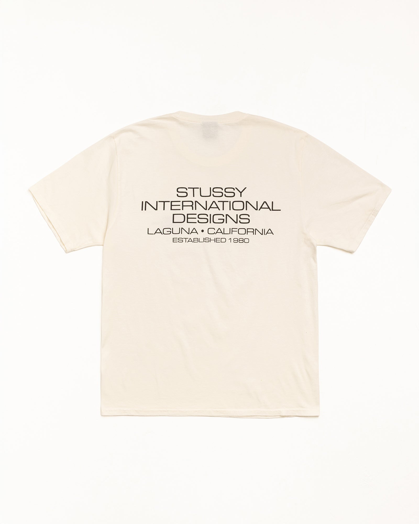 International Design Pig Dyed Mens Short Sleeve In Natural