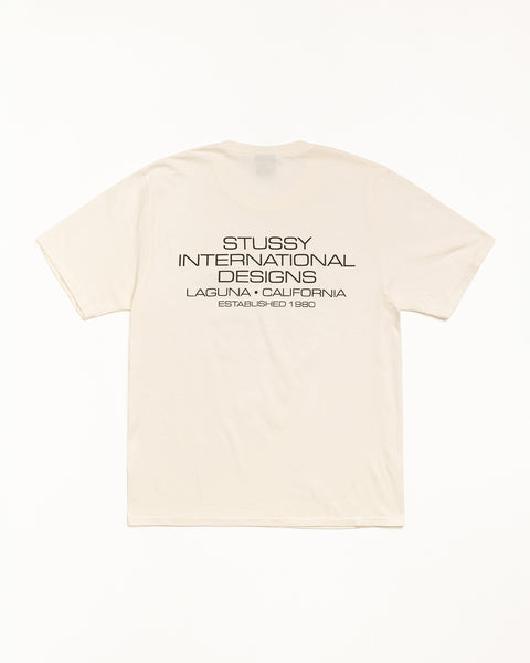 International Design Pig Dyed Mens Short Sleeve In Natural