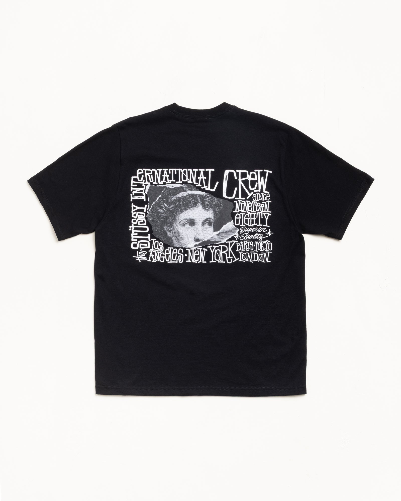 Victoria Tee – Black | Tees | Stüssy Canada