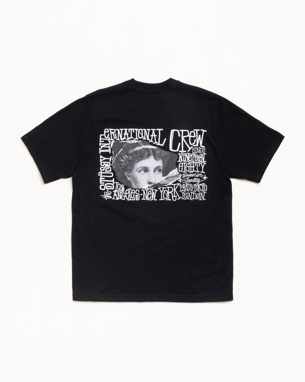Victoria Tee – Black | Tees | Stüssy Canada