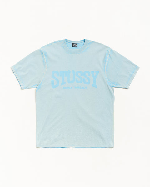 Burly Tee Mens Short Sleeve In Sky Blue