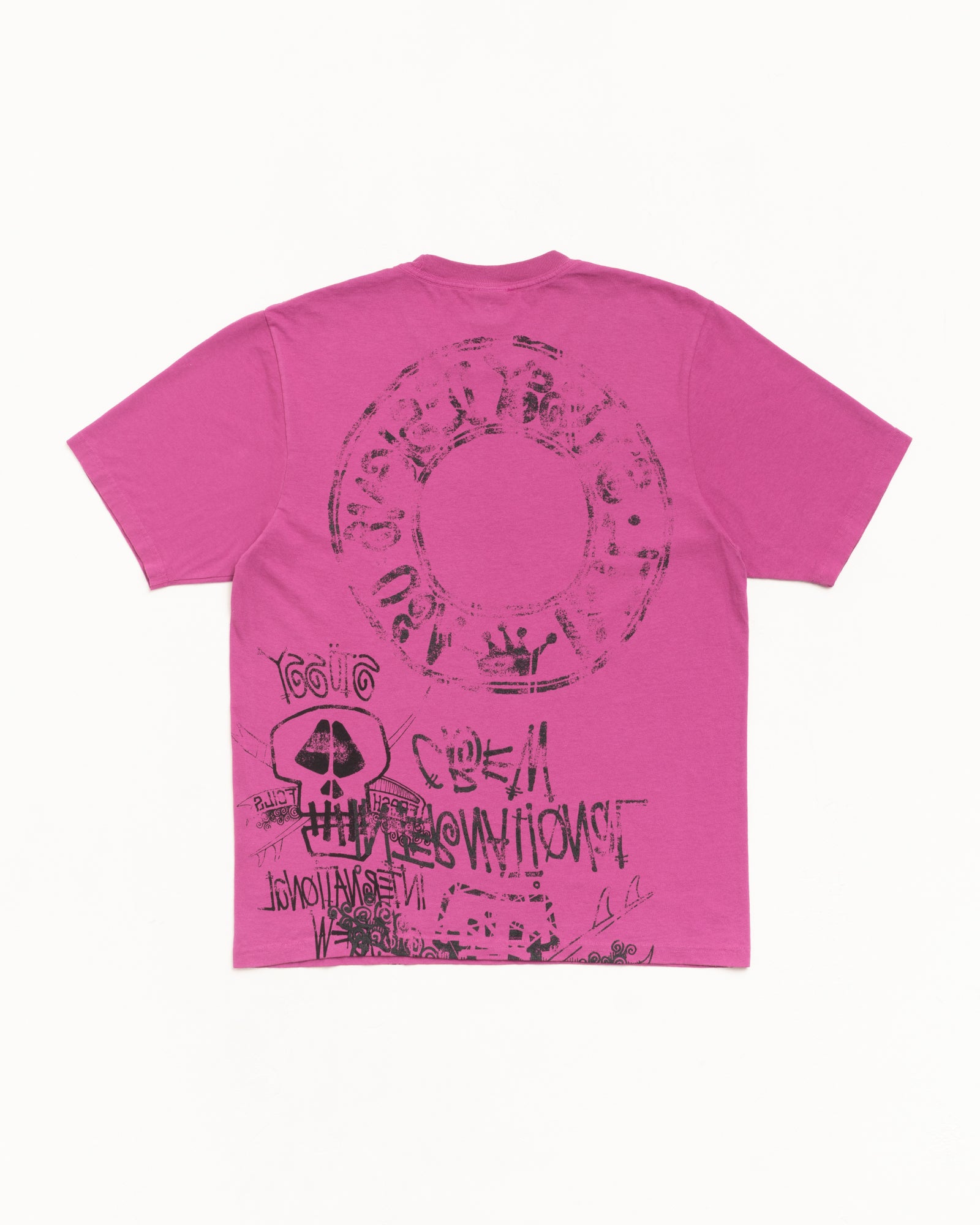 Skulls Tee Pigment Dyed – Berry | Tees | Stüssy Canada