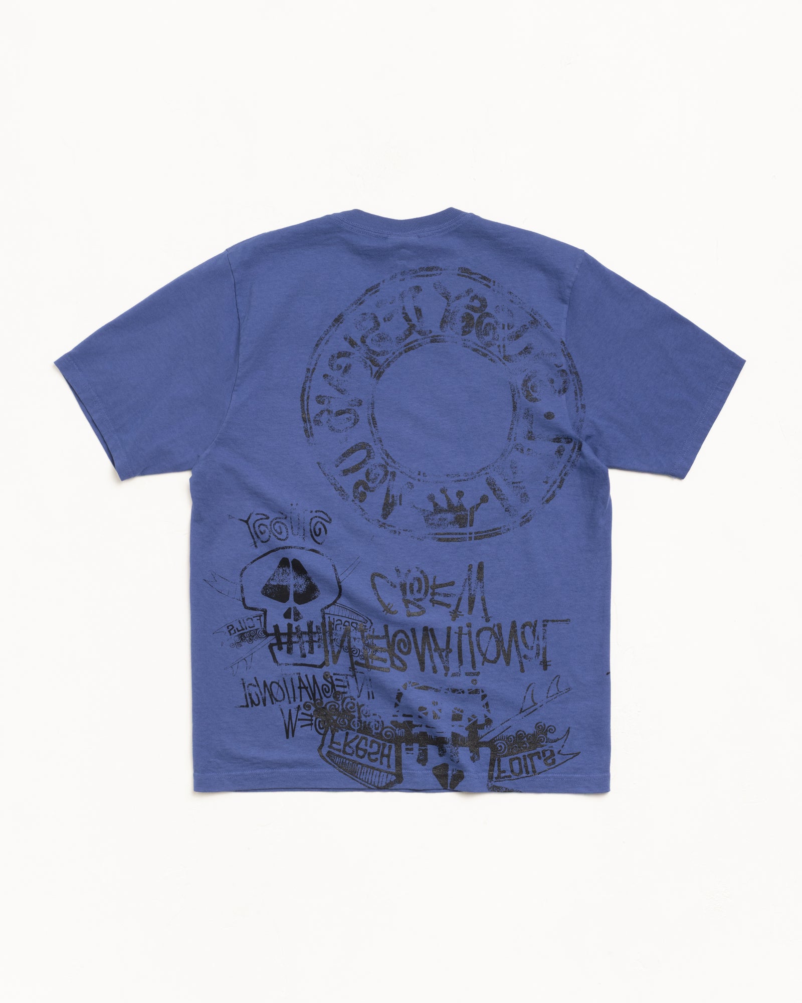 Skulls Tee Pigment Dyed – Indigo | Tees | Stüssy Canada