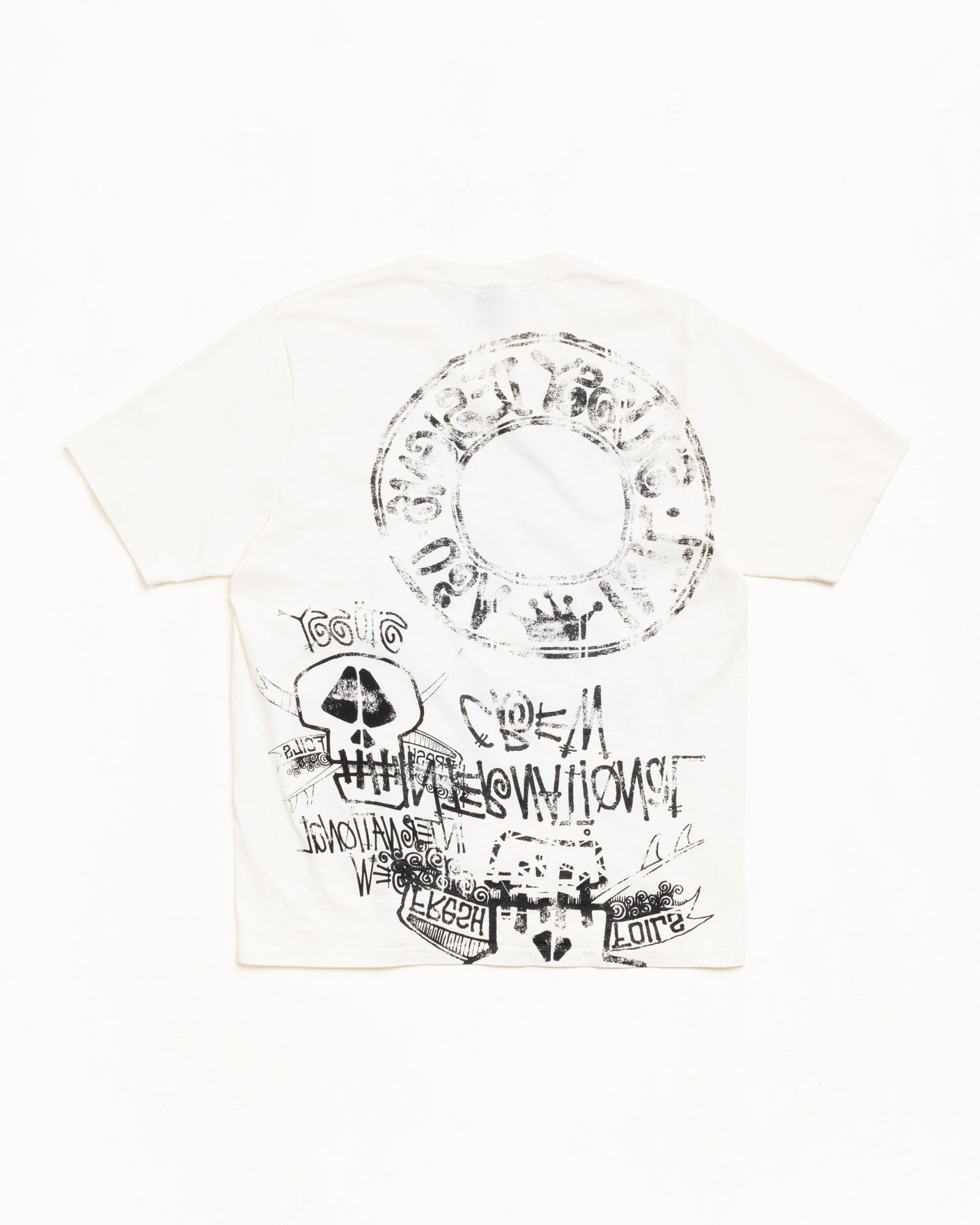 トップス STUSSY SKULLS TEE PIGMENT Skulls Tee Pigment Dyed – Natural | Tees | Stüssy Canada