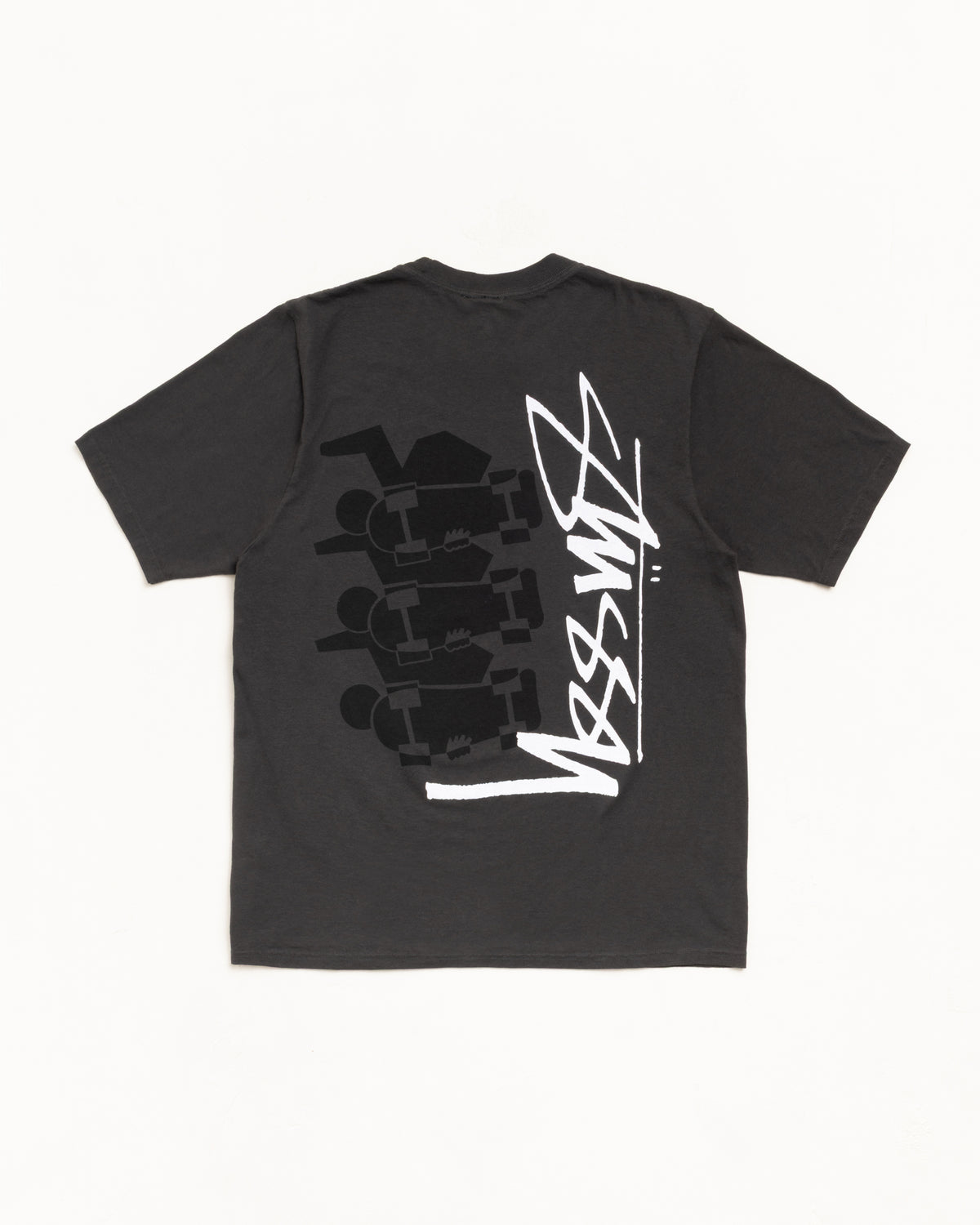 Skate Stack Tee Pigment Dyed – Faded Black | Tees | Stüssy Canada