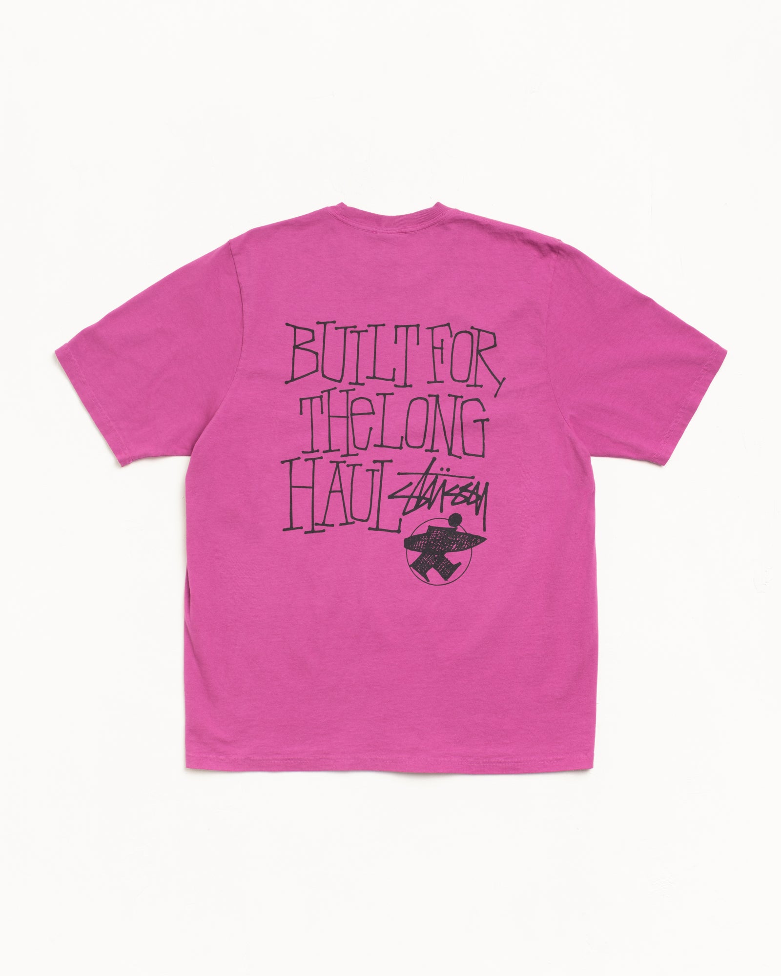 Long Haul Tee Pigment Dyed – Berry | Tees | Stüssy Canada