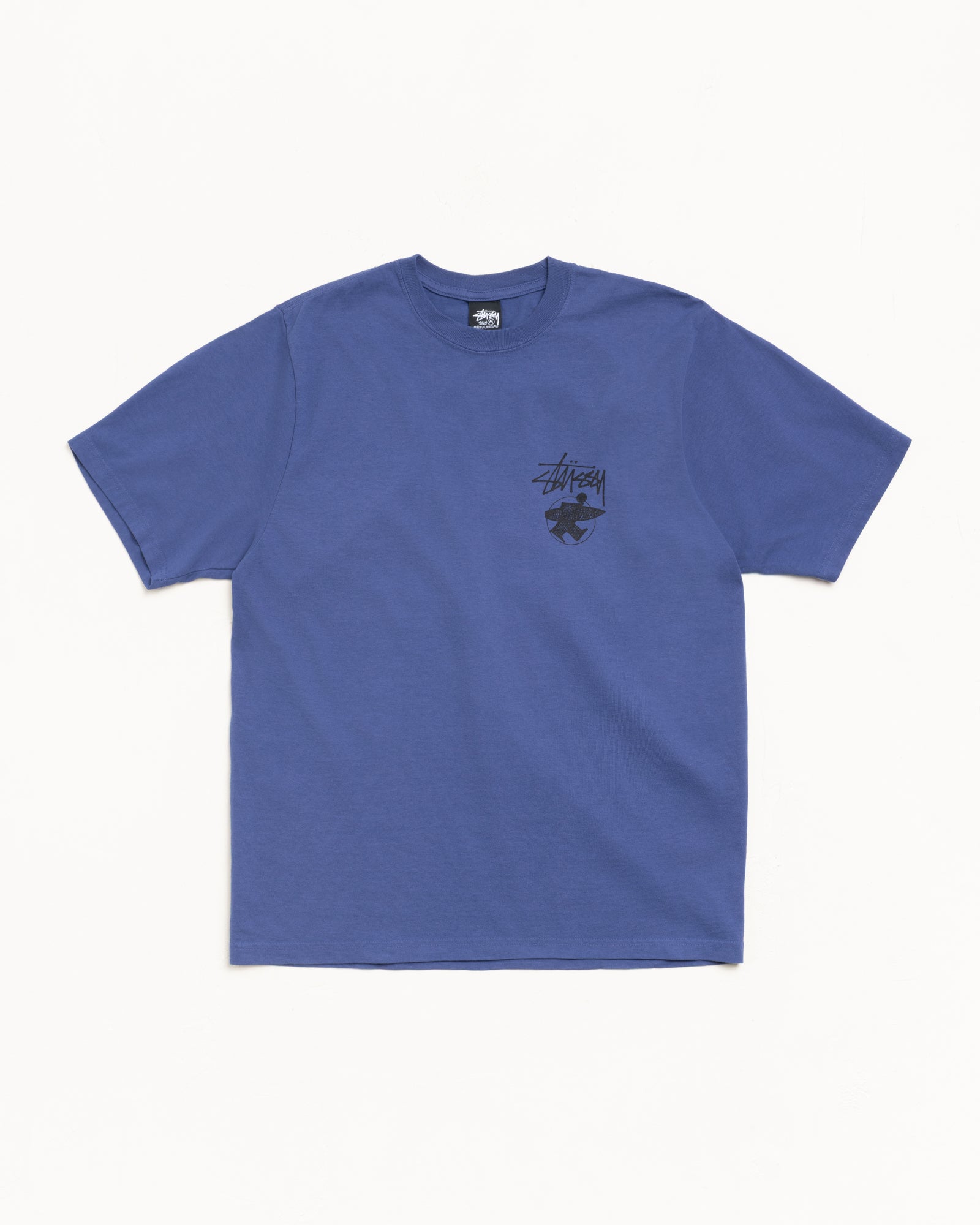 Long Haul Pig. Dyed Tee Mens Short Sleeve In Indigo