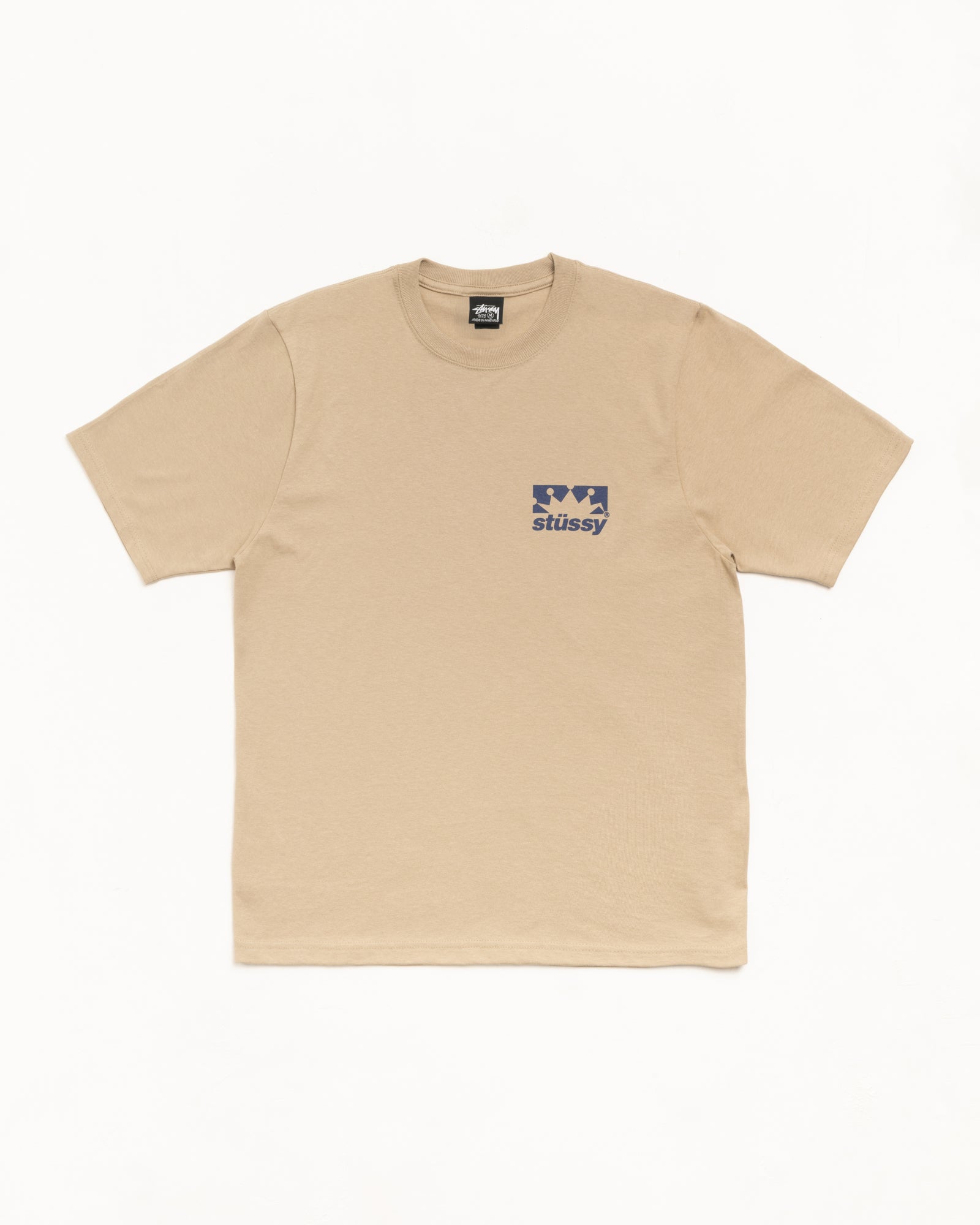 Box Crown Tee Mens Short Sleeve In Khaki