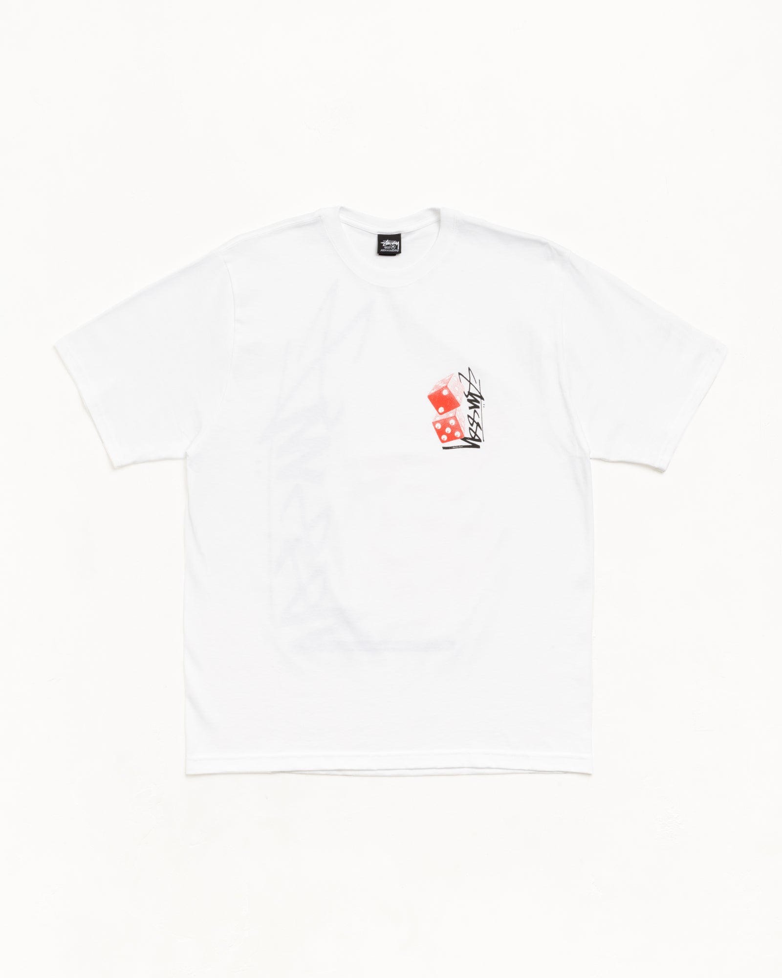 Tall Dice Tee Mens Short Sleeve In White