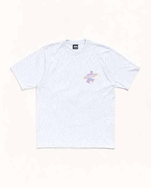Dot Surf Tee Unisex Short Sleeve In Ash Heather