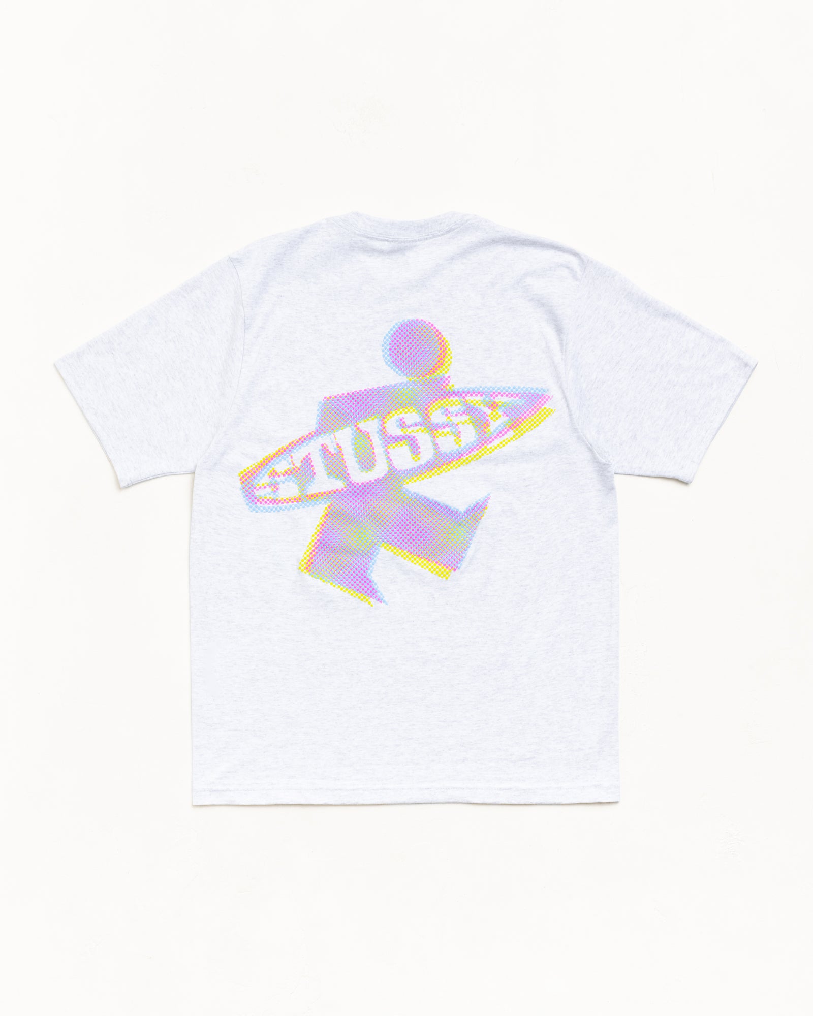 Dot Surf Tee Unisex Short Sleeve In Ash Heather