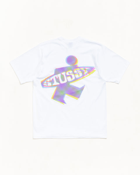 Dot Surf Tee Unisex Short Sleeve In White