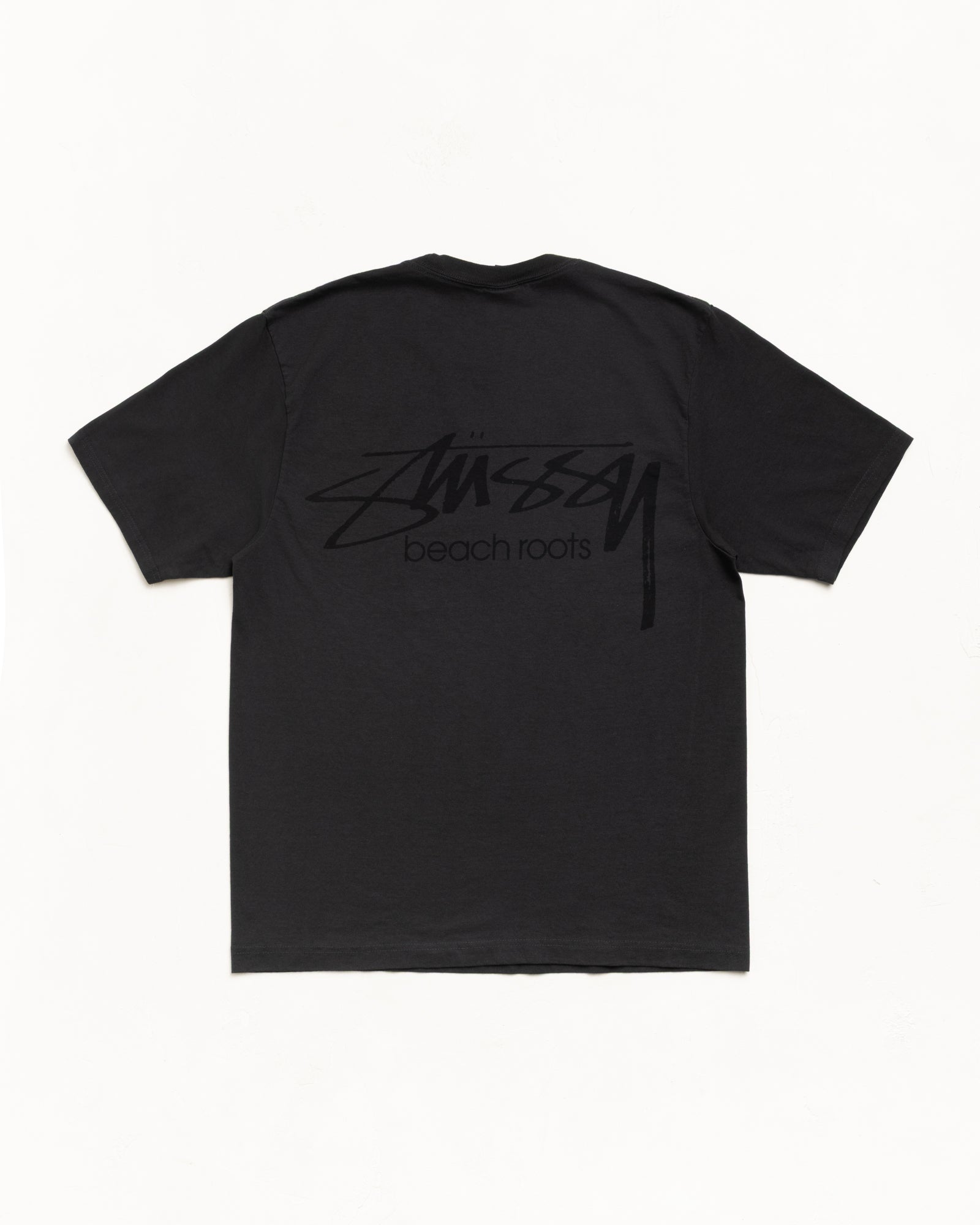 Beach Roots Tee Pigment Dyed – Faded Black | Tees | Stüssy Canada
