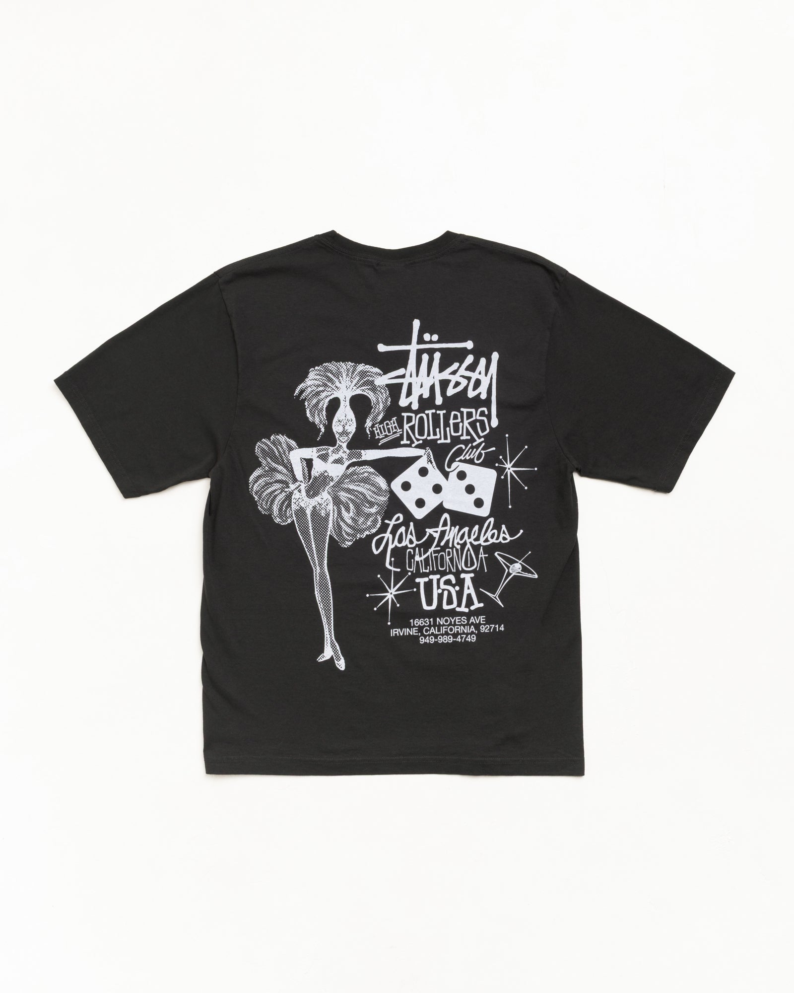High Rollers Tee – Faded Black | Tees | Stüssy Canada