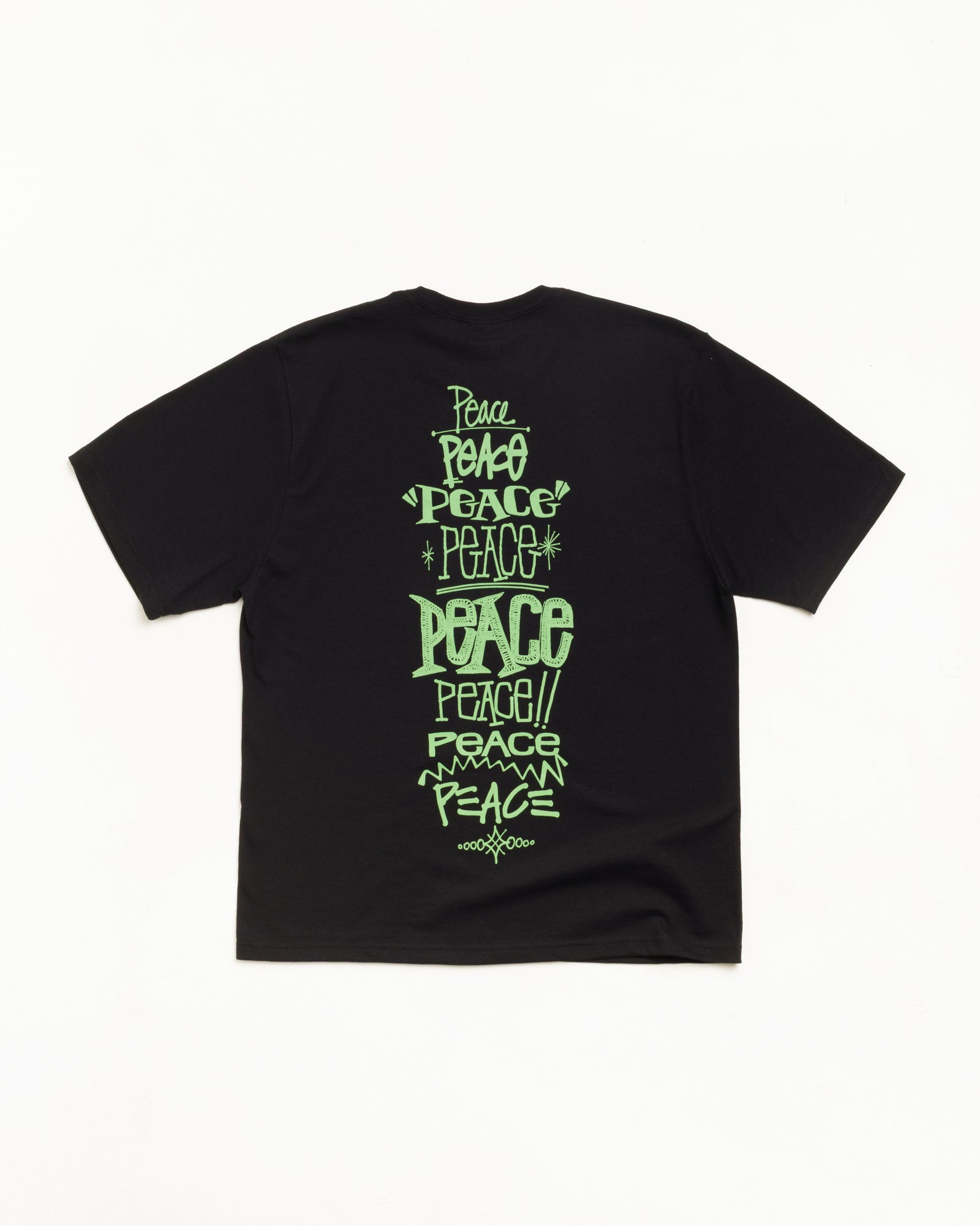Peace Increased Tee - Black | Tees | Stüssy Canada