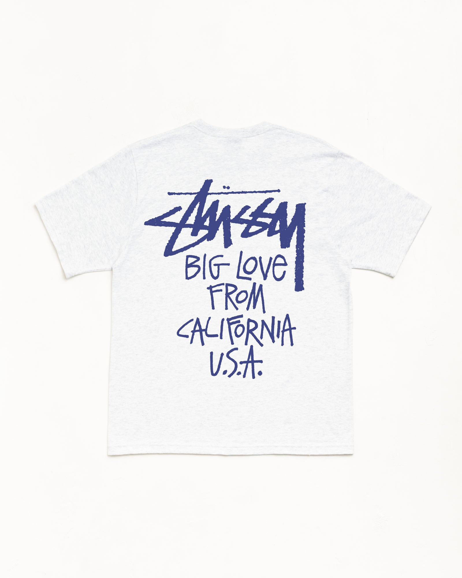 Big Love Tee Mens Short Sleeve In Ash Heather