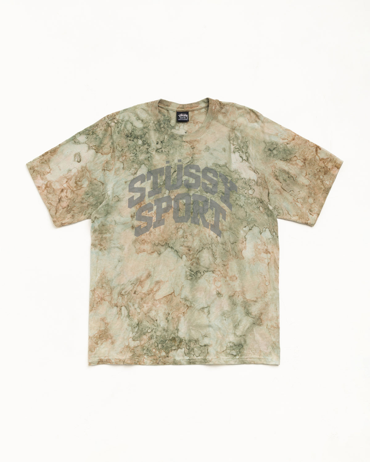 Camo Block Sport Tee Unisex Short Sleeve In Sage Camo