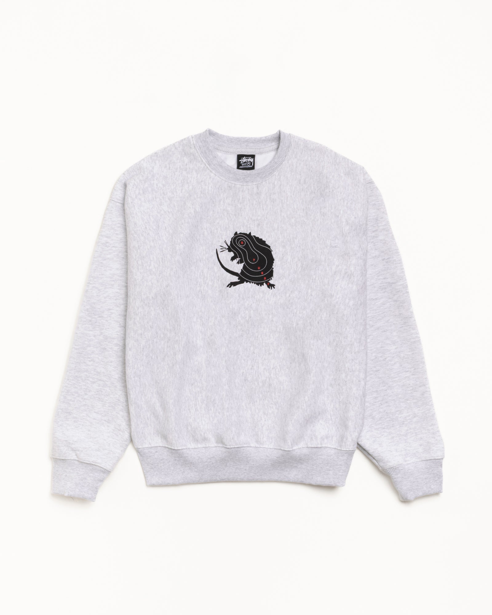 Long Range Crew Mens Long Sleeve In Ash Heather