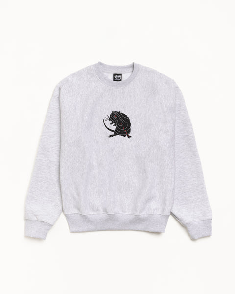 Long Range Crew Mens Long Sleeve In Ash Heather