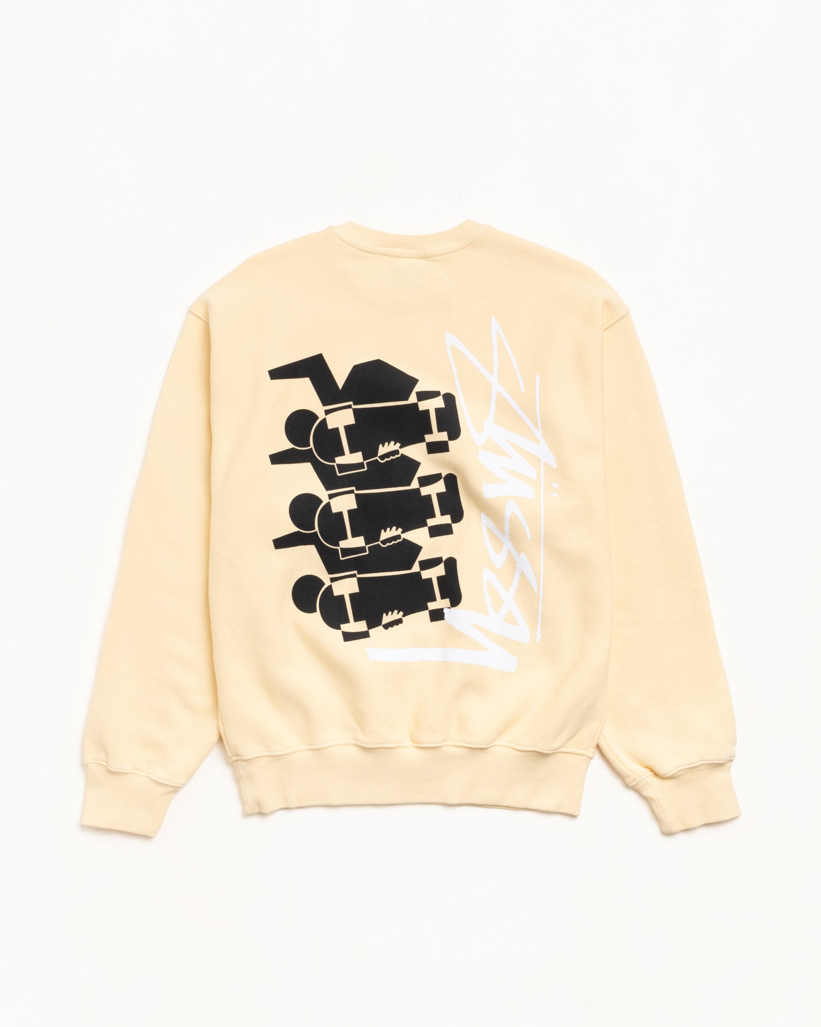 Skate Stack Crew – Gold | Crew Sweats | Stüssy Canada