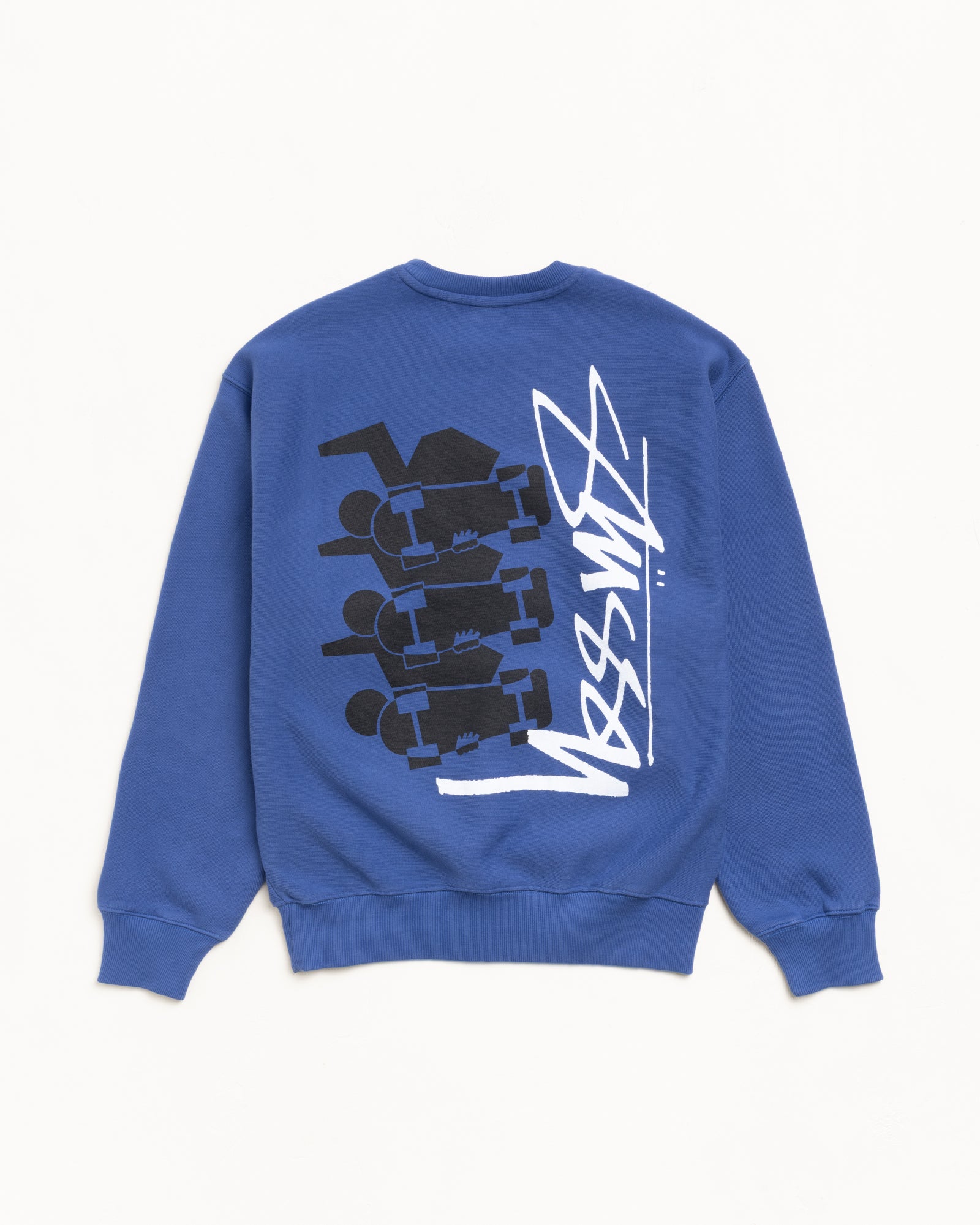 Skate Stack Crew – Indigo | Crew Sweats | Stüssy Canada