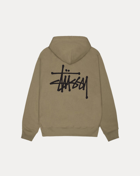 Basic Stussy Hood Mens Long Sleeve In Army