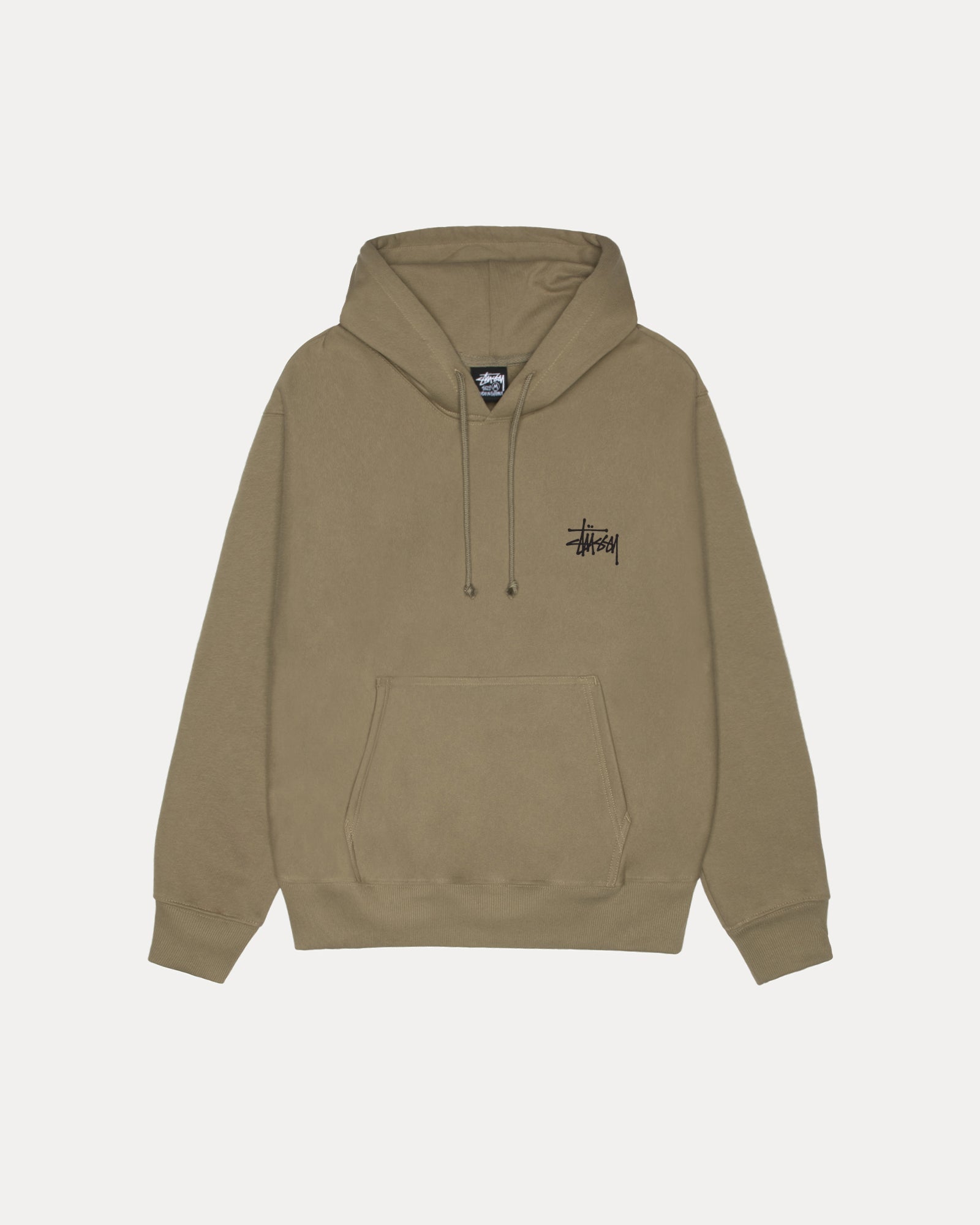 Basic Stussy Hood Mens Long Sleeve In Army