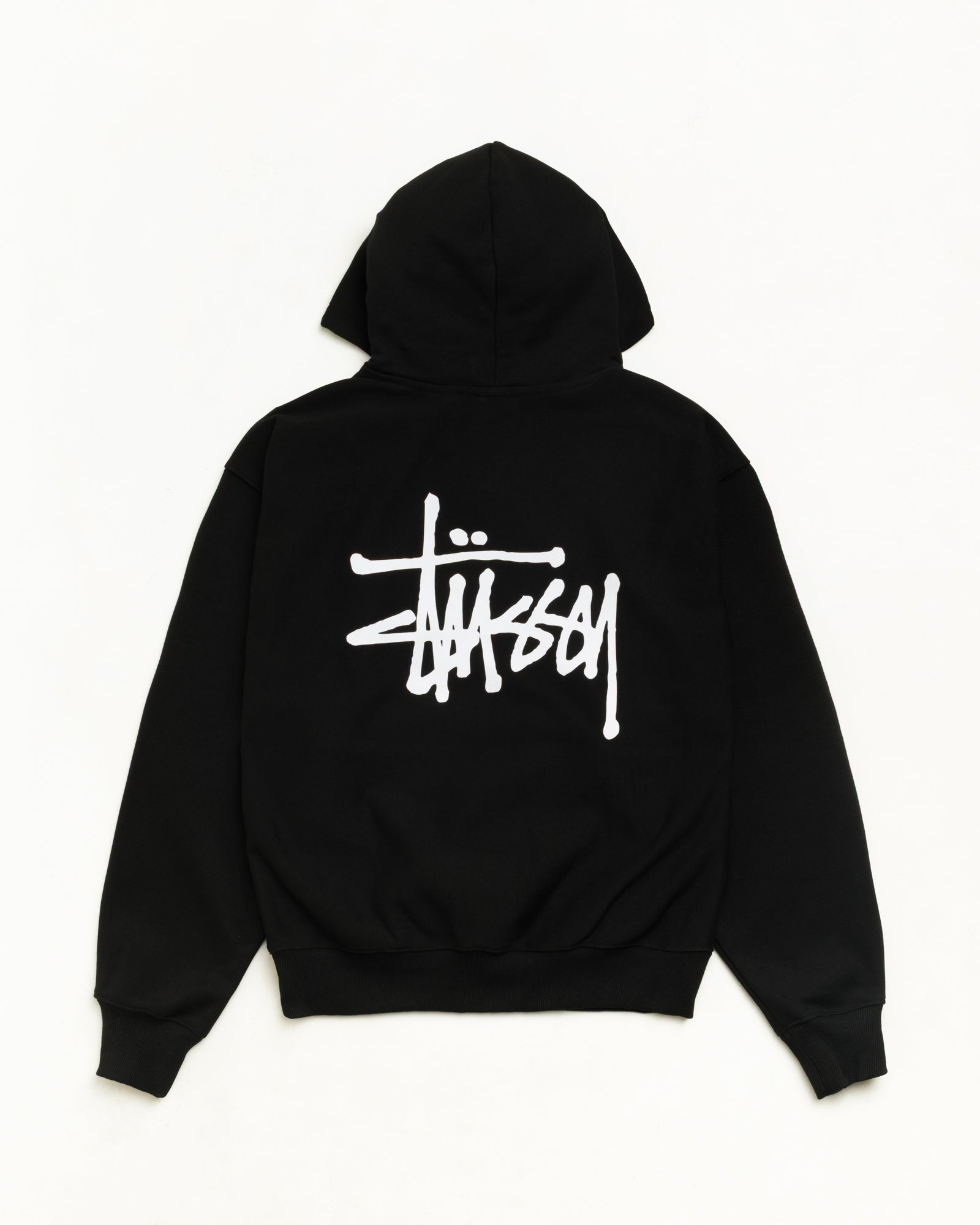 Stussy Basic Logo Hood パーカー［black］ Basic Stüssy Hoodie - Black | Sweats | Stüssy Canada