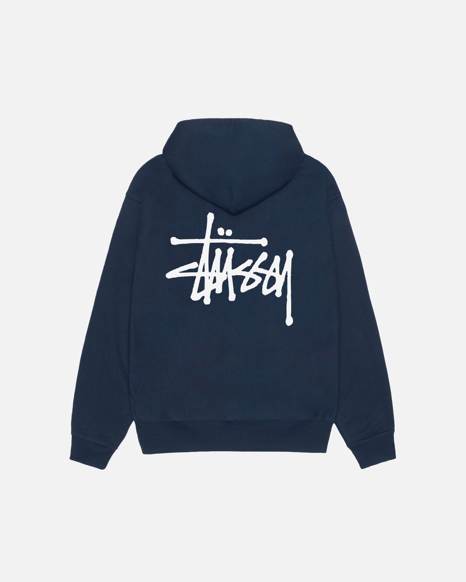 Basic Stussy Hood Mens Long Sleeve In Navy
