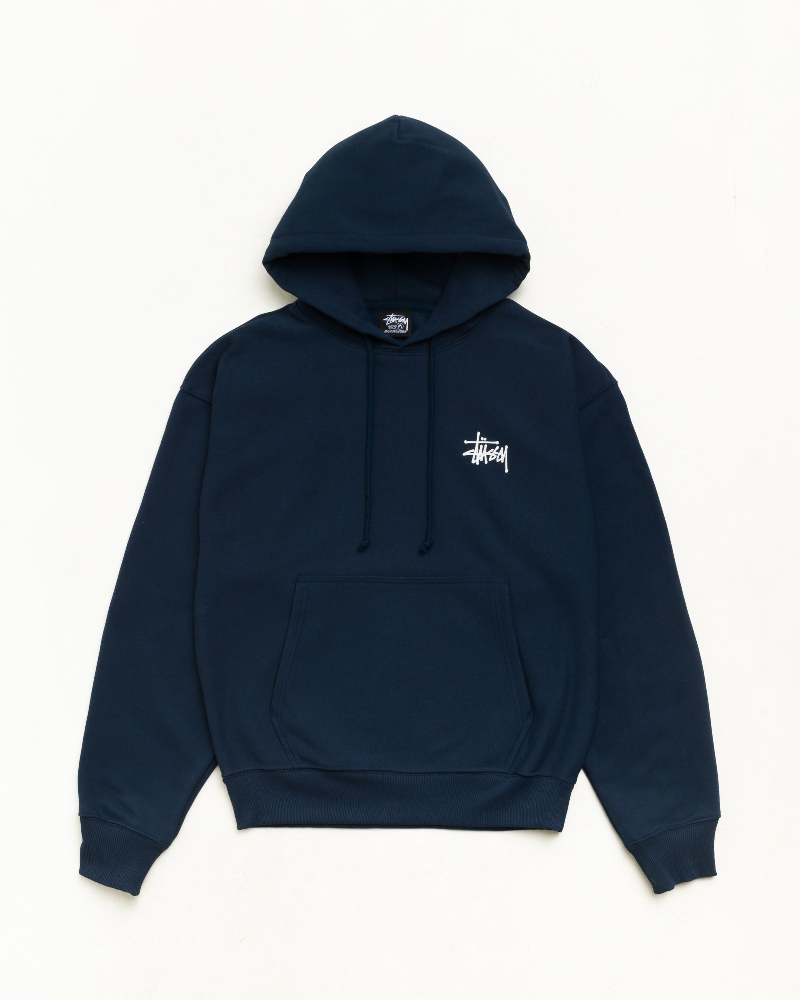 Basic Stussy Hood Unisex Long Sleeve In Navy