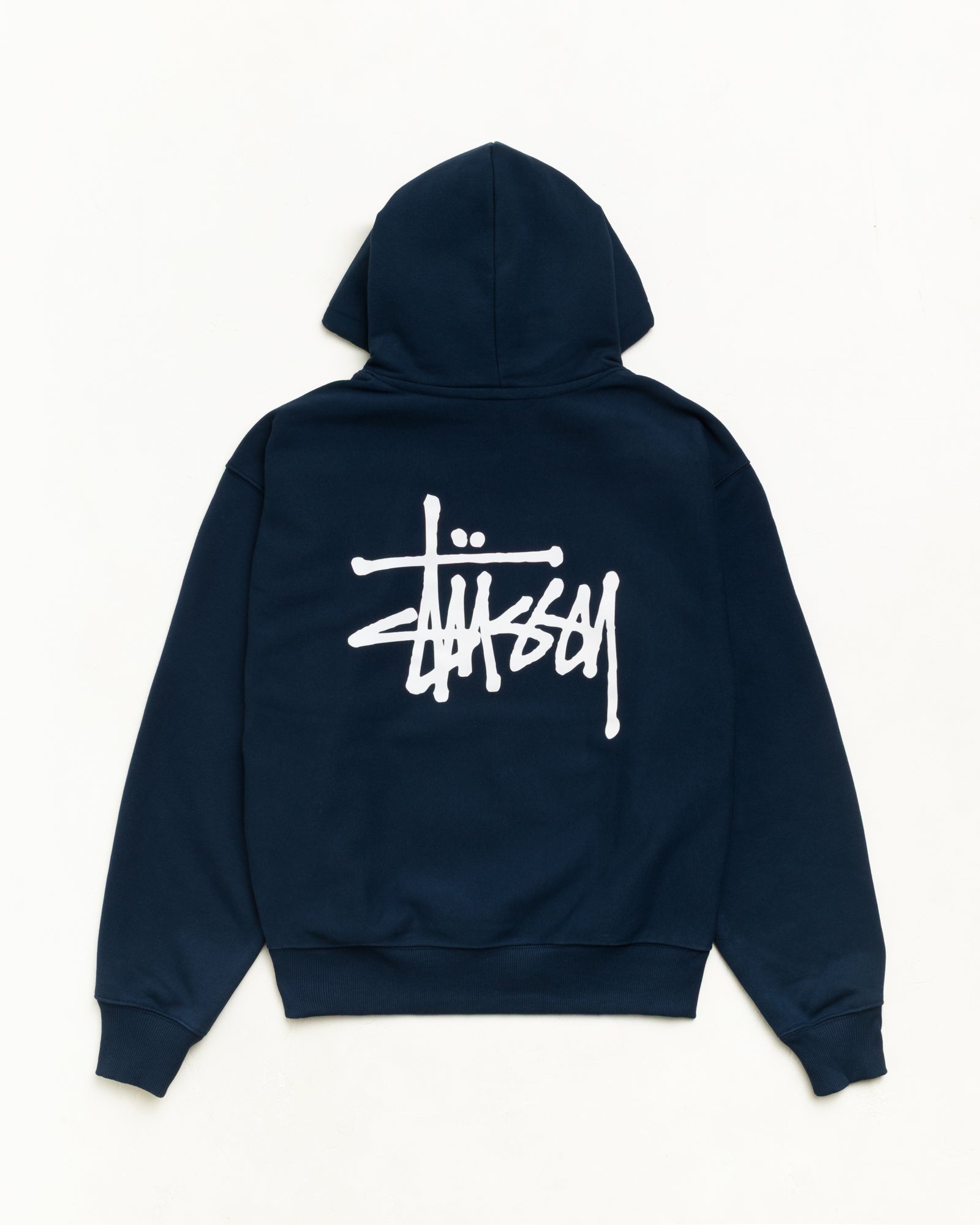 Basic Stüssy Hoodie - Navy | Sweats | Stüssy Canada