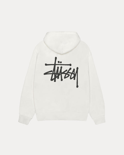 Basic Stussy Pig. Dyed Hood Mens Long Sleeve In Natural