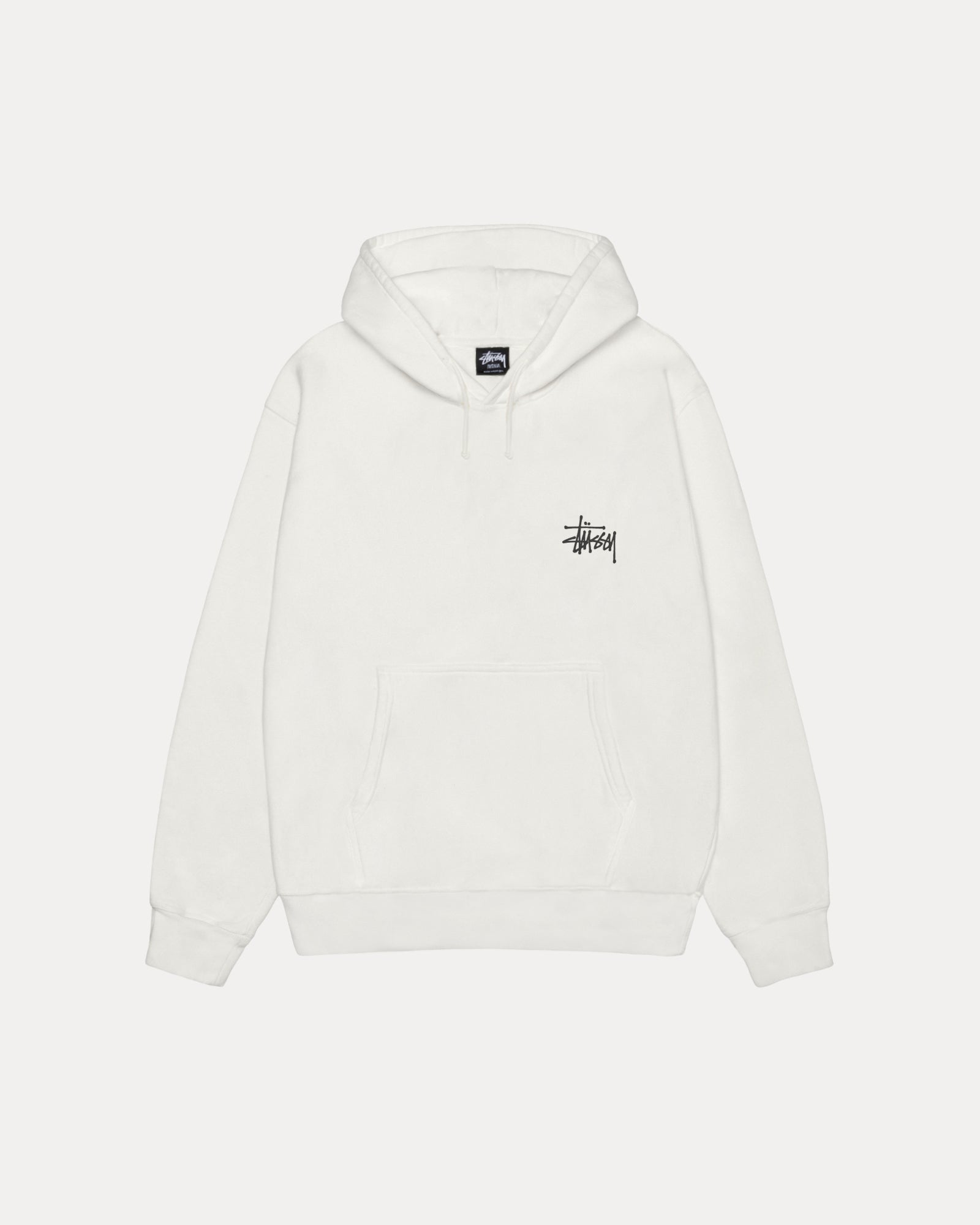 Basic Stussy Pig. Dyed Hood Mens Long Sleeve In Natural