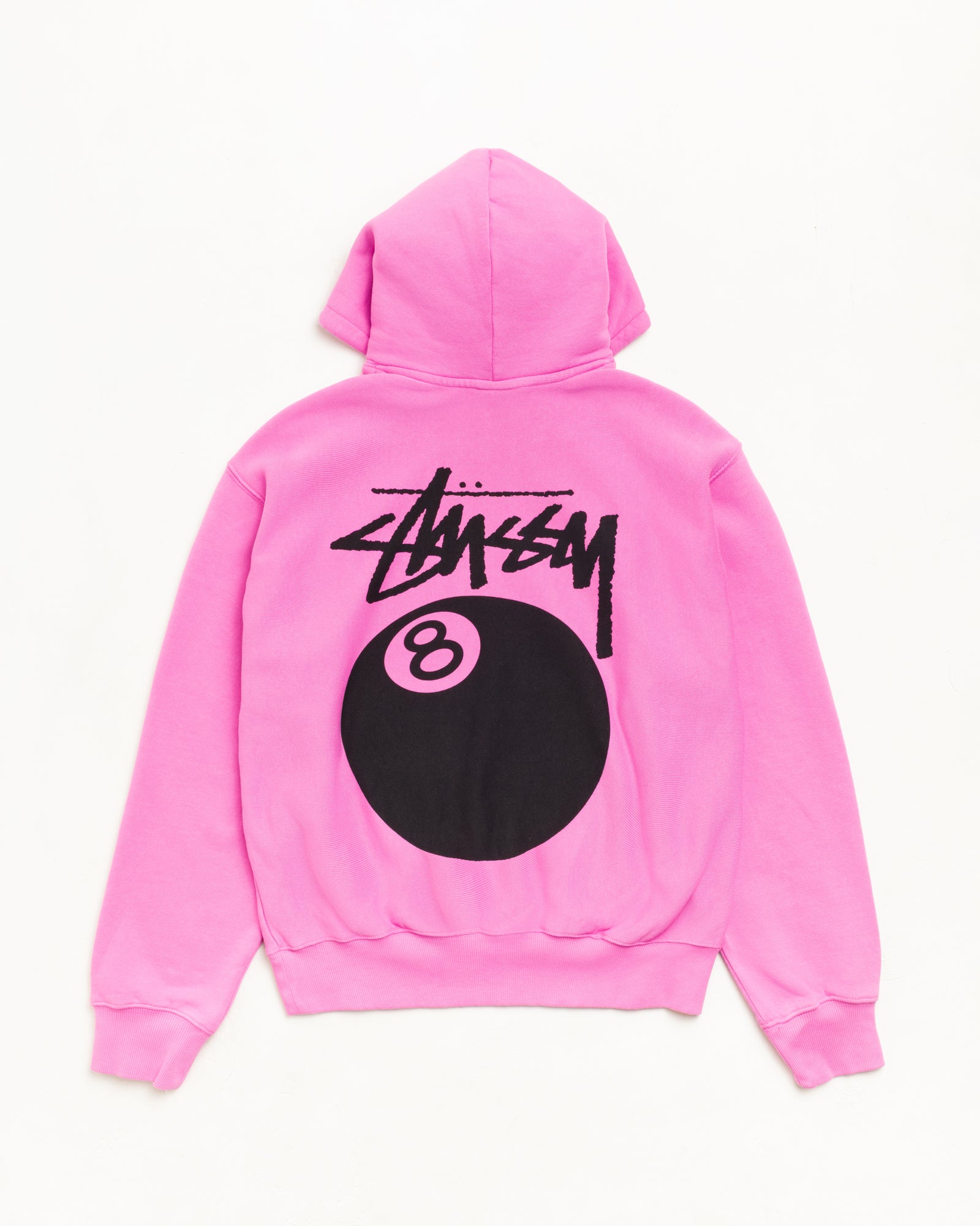 8 Ball Hoodie Garment Dyed – Pink | Sweats | Stüssy Canada