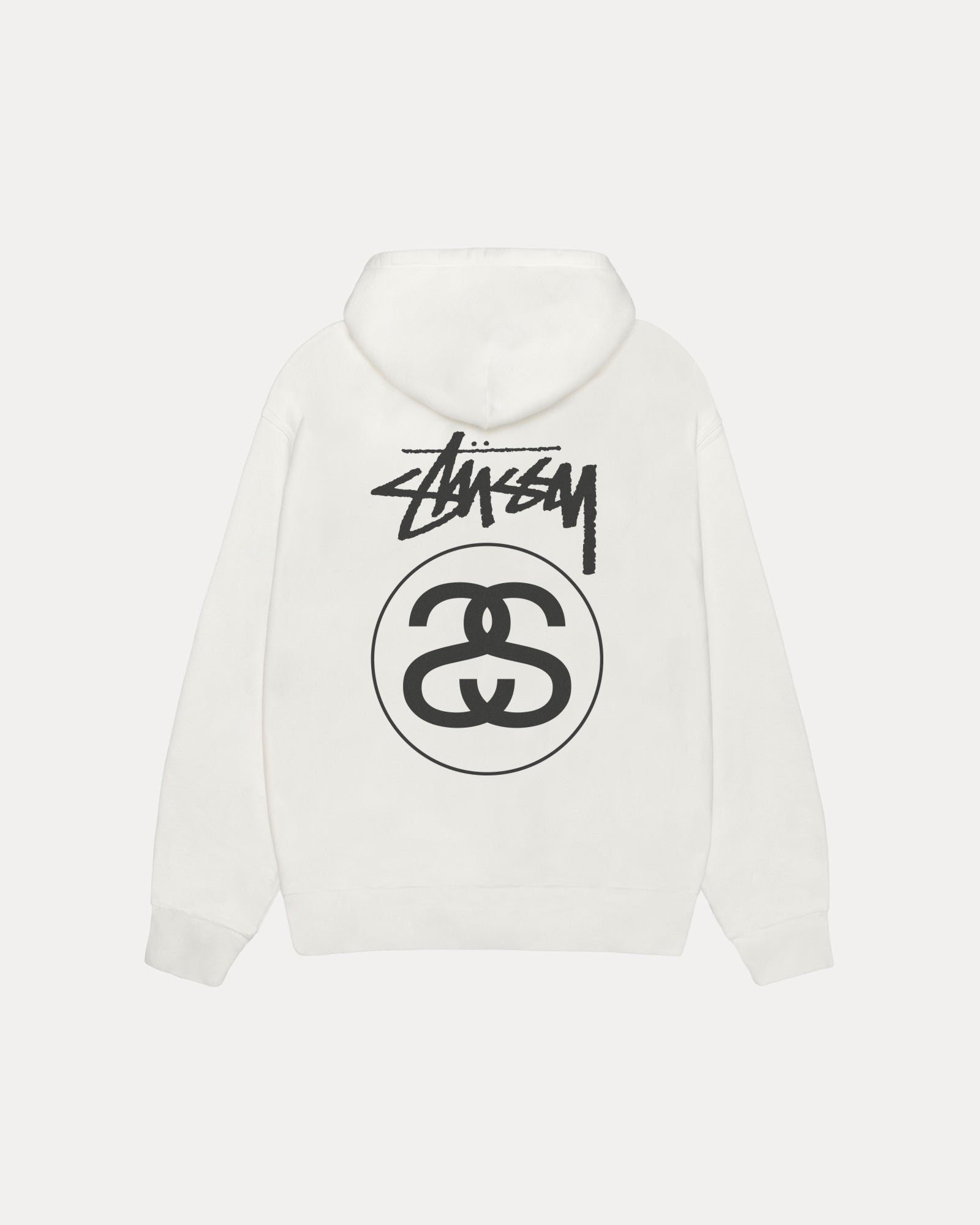 Stock Link Pig. Dyed Hood Mens Long Sleeve In Natural