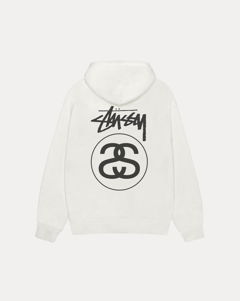 Stock Link Pig. Dyed Hood Mens Long Sleeve In Natural