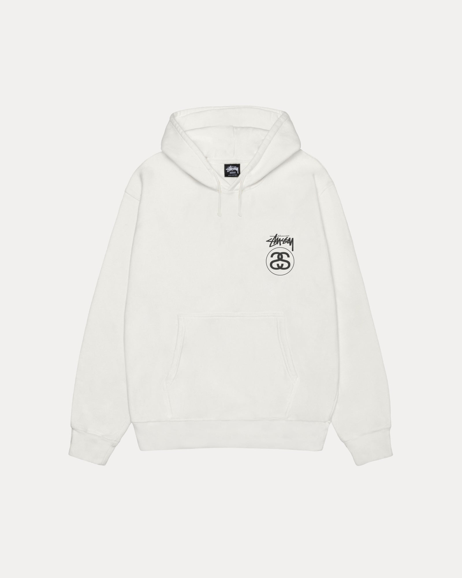 Stock Link Pig. Dyed Hood Mens Long Sleeve In Natural