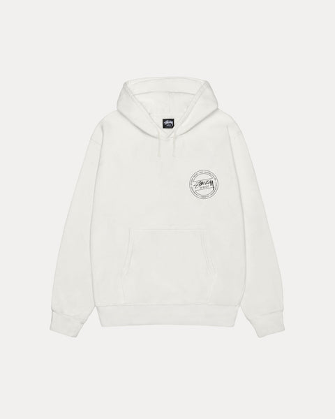 Stussy Wear Pig. Dyed Hood Mens Long Sleeve In Natural