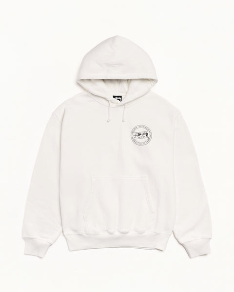 Stussy Wear Pig. Dyed Hood Mens Long Sleeve In Natural