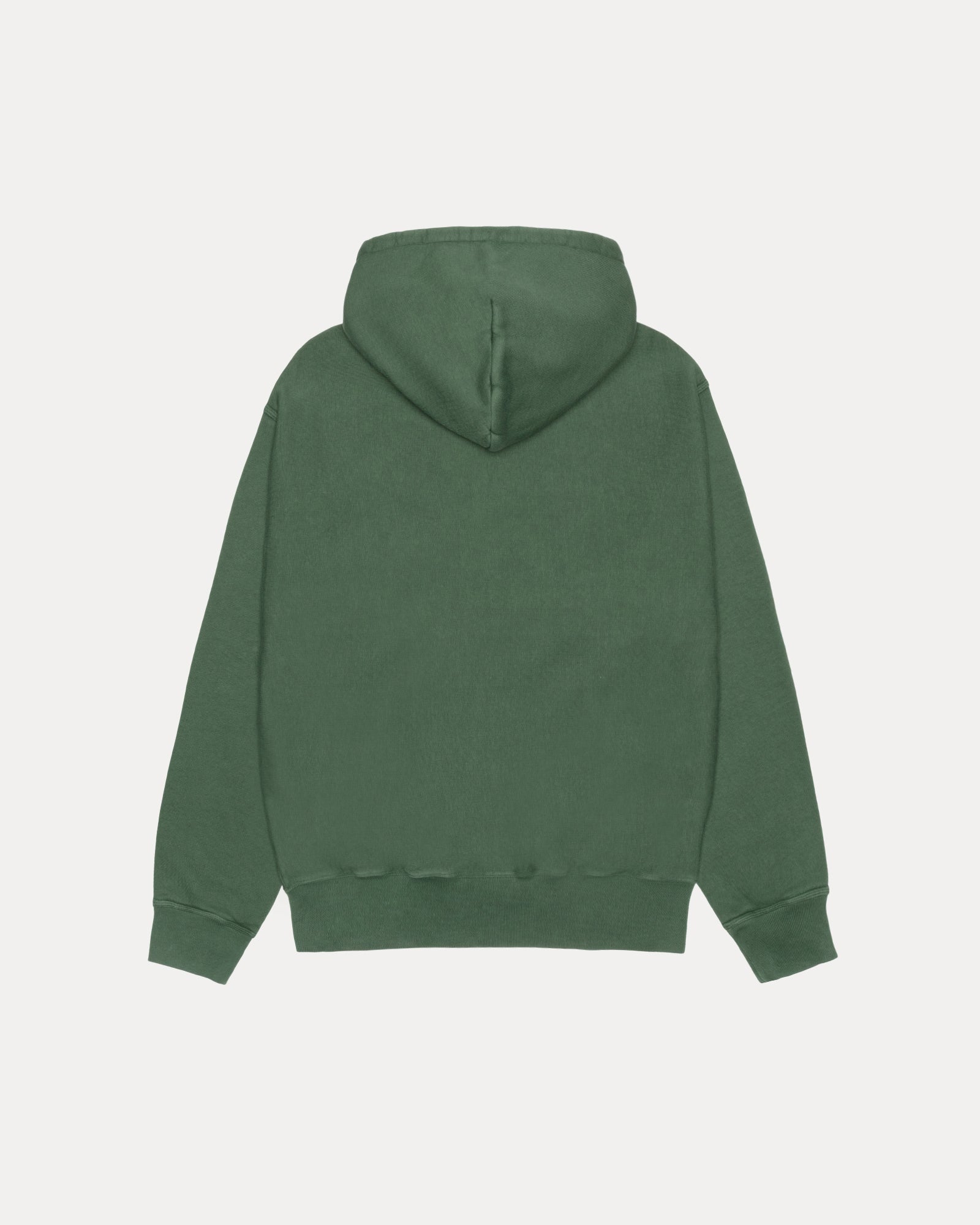 Stussy Wear Pig. Dyed Hood Mens Long Sleeve In Pine