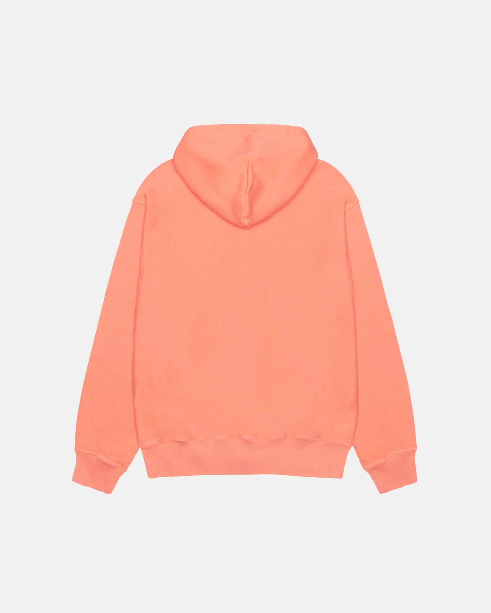 Stussy Wear Pig. Dyed Hood Mens Long Sleeve In Sherbert