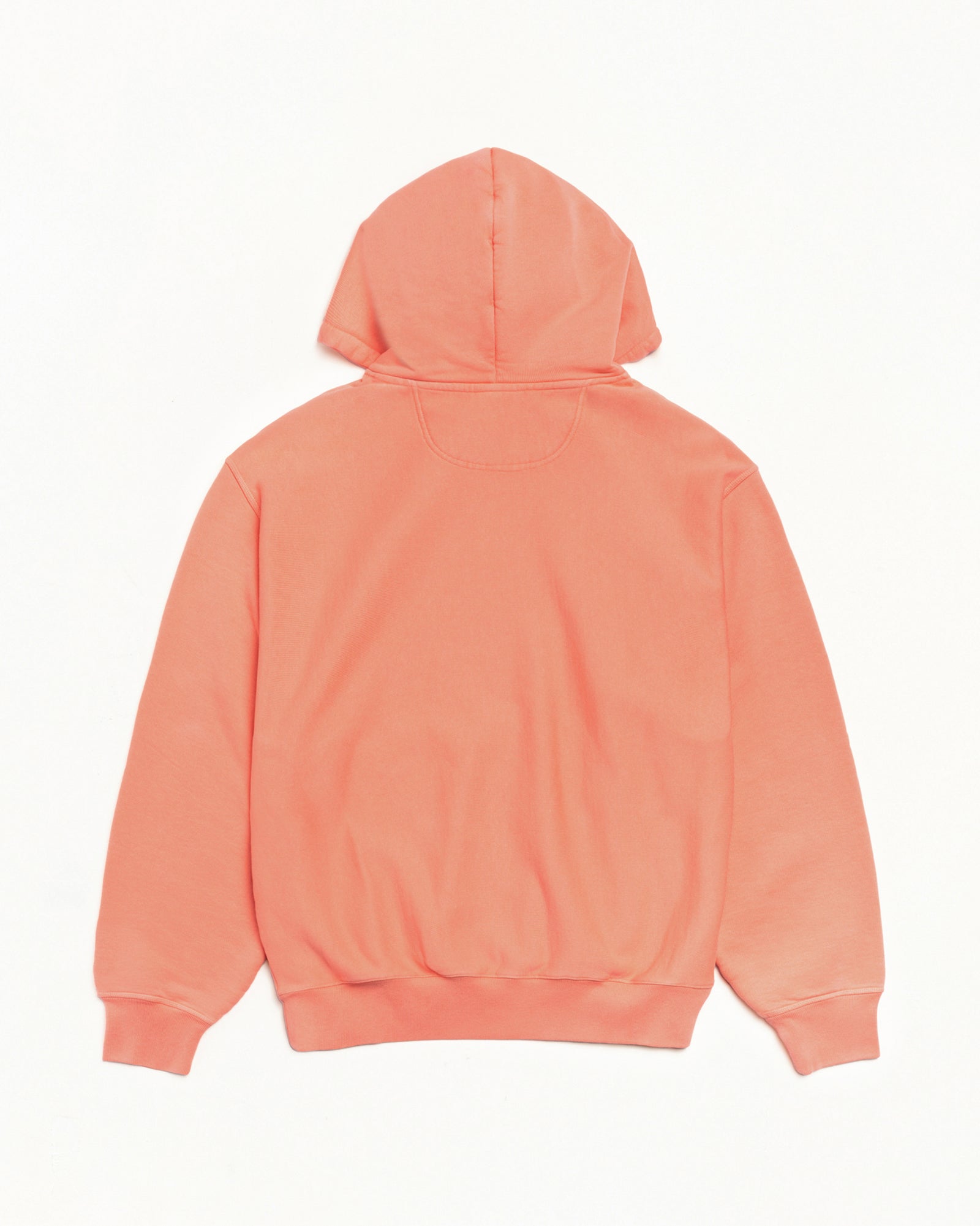 Stussy Wear Pig. Dyed Hood Mens Long Sleeve In Sherbert