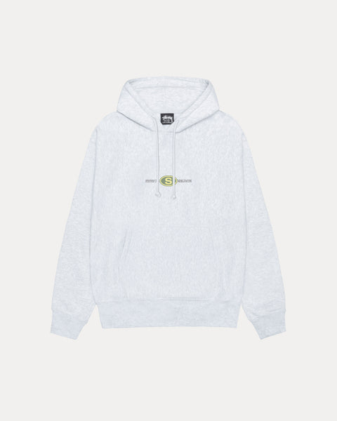 Worldwide Dot Hood Mens Long Sleeve In Ash Heather